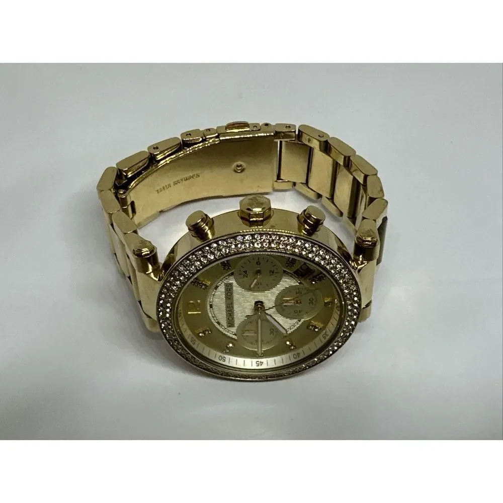Michael Kors Parker MK5354 Women's Gold Stainless Steel Analog Dial Watch NUL4